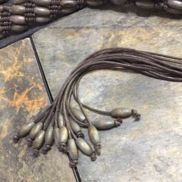 Macramé Beaded belt - Picture 3 of 7